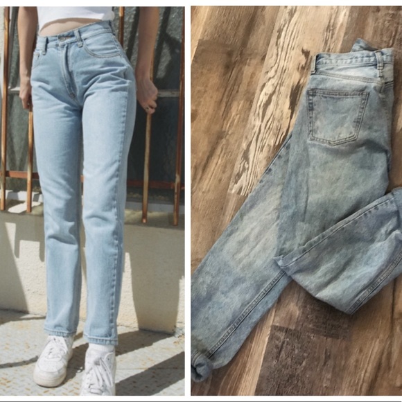 brandy melville danny light wash jeans